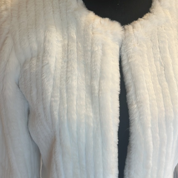 Halston Faux Fur Jacket - Picture 2 of 7